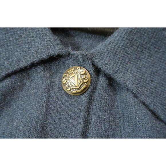 NEW, Veronica Beard Cheshire Cashmere Cardigan in Navy Sz XL #S8239 - Picture 8 of 11